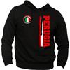 Generico Felpa Uomo Tifosi Ultras Perugia Vari Colori Taglie dalla XS alla XXL - Felpa con Cappuccio Senza Tasca Centrale