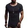 Leif Nelson T-Shirt Uomo Estate Collo Rotondo (Nero, Taglia XL), vestibilità Regolare, 100% Cotone, Basic Casual Maglietta Uomo a Manica Corta