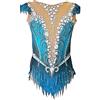 Zagitova Body Da Ginnastica Ritmica Senza Maniche For La Squadra Diamond, Uniforme Da Competizione For Ginnastica Competitiva