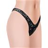 LittleForBig Piccolo Mistero Tanga Tucking Gaff Mutandine Morbido Liscio Similpelle Nascondere Gaff Shaping Slip per Crossdresser Transgender Individui, Nero , M
