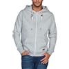 riverso - Felpa da Uomo con Cappuccio RIVThilo con Cappuccio e Zip, in Cotone a Tinta Unita, Colori: Grigio, Marrone, Verde, Rosso, Blu, Nero