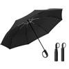 AKINOYAMA Ombrello grande tempesta - Automatico apertura / chiusura Golf Umbrella Moschettone per uomo e donna, Nero