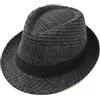 SLEDEZ Fedora Classica Cappello da Jazz da Uomo Cappello da Gentiluomo Giovanile retrò Inglese (Color : Colour 3, Size : Free Size)