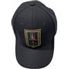 Aeronautica Militare Cappellino HA1228 Frecce Tricolori Uomo, Cuffia, con Visiera, Baseball, Misto Lana (IT, Testo, Taglia Unica, Nero)