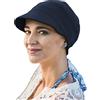 CAREBELL Capri - Berretto con visiera in bambù per chemioterapia o alopecia