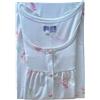 Linclalor Camicia da Notte Spalla Larga Serafino Raglan in Cotone 100% (75156 Bianco-Glossy, 50)