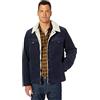 Levi's Giacca da Camionista Foderata Sherpa in Velluto a Coste (Standard e Grande e Alta) Jeans, Marina Militare, L Uomo