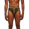SUNDEK Diwalter Camou Swim Brief, Slip Mare da Uomo (IT, Testo, XXL, Regular, Regular, Deep Forest Camo)