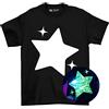 Illuminated Apparel Original Kids Sparkling Star Interactive Glow in The Dark T-Shirt