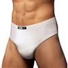 Cotonella, 6 Paia di Slip in Cotone bielastico con Elastico Interno. Taglia 8 Colore Nero