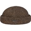 Stetson Berretto Docker Lavoy Herringbone Wool Uomo - Made in The EU Calotta Beanie Invernale con Risvolto, Calotte, Fodera Autunno/Inverno - L (58-59 cm) Marrone