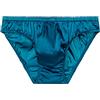 SilRiver Slip da Uomo in Raso di Seta Bikini Biancheria Intima Rigonfiamento miglioramento Mutandine