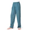 PANASIAM Pantaloni Estivi Leggeri - Cotone - Pantaloni Tessuto Donna & Uomo | Pantaloni 100% cotone, anche da notte, giornate molto calde, vita elasticizzata & coulisse, 2 tasche, leggermente trasparenti