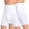 SLIMBELLE Mutande Contenitive Uomo Vita Alta Pancera Contenitiva Uomo Elasticizzato Shapewear Pantaloncini Body Shaper Uomo Boxer