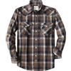 Dubinik® 6 oz Camicia Flanella Uomo Invernale Camicia Uomo Flanella Cotone | Western, Cowboy, Con Bottone Automatico, Quadri, Cotone Traspirante, Tessuto Pre-ristretto, Due Tasche Con Patta