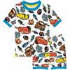 Disney Pigiama Cars Bambino | Saetta McQueen Pigiami Ragazzo | Pigiama Bambino Manica Corta | Bianco 7-8 Anni