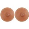 TgoBeauty 1 Paio di capezzoli Adesivi realistici riutilizzabili in Silicone, Diametro 8 cm, con Cuscinetti Adesivi applicabili alle Protesi mammarie (Bronzo, L)