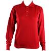profili di Toscana Maglia, Polo Donna 3 Bottoni.Lana Merinos 80% Made in Italy (M, Rosso)