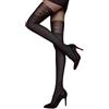 Selente Lovely Legs Originali collant effetto autoreggenti, nero 60 DEN, L