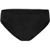 Modibodi Slip da bikini mestruale per adolescenti, super assorbente, 50 ml, anti-perdite, costume da bagno da ragazza, nero