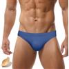 AIEOE Costume da Bagno Uomo a Vita Bassa con Imbottitura Rimovibile per Spiaggia e Piscina Slip Parigamba Blu Tag Taglia XL/EU Taglia L