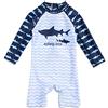 BONVERANO Baby Ragazzo Costume intero 3/4 lunghezza manica Protezione UV 50+ con cerniera…, 18-24 Mesi