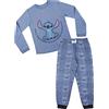 Disney Stitch Pigiama Donna, T-Shirt e Pantaloni Lunghi Set 2 Pezzi da Donna, Cotone Morbido, Pigiama Stitch per Donna e Ragazze (XS)