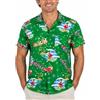 King Kameha Funky Camicia-Hawaiana Uomo Manica-Corta Natale X-mas Bastoncino-di-Zucchero Unisex