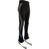 LIUHUO Pantaloni da Pattinaggio su Ghiaccio da Ragazza e Donna in Rete Elasticizzata Pantaloni da Pattinaggio Artistico Leggings con Strass