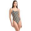 EMPORIO ARMANI Costume Intero Donna Logomania Nero S, Nero/Logo Mandorla, S