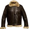 Generic Giubbotto bomber in similpelle da uomo, autunno inverno, foderato in pile, giubbotto bomber vintage con collo pelliccia 2025