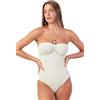 ADMAS Costume da bagno a fascia Golden Vibes da donna