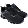 Evoga Sneakers scarpe uomo Running sport Big Flex traspiranti ultra leggere (Nero grigio, 41)