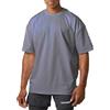 Maxfort T-Shirt Taglie Forti Uomo Maglia Cotone Manica Corta Oversize 21011 (9XL, Grigio Chiaro)
