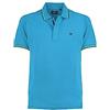 Siry Work Polo Uomo Mezza Manica Il Granchio MOD. GR05 100% Cotone Piquet con Spacchetti Laterali (3XL, AZZURRO-59)