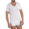 Viterbo Biancheria Set 3 Maglie Uomo Scollo a V Manica Corta 100% Caldo Cotone Interlock MMUF272 MABRAT (Bianco, 5/L)