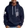 Generico Felpe Uomo Con Cappuccio Giacca Da Uomo Cotone Tennis Sportivo Felpe Termica Sweatshirt Imbottite Running Taglie Forti Hoodie Leggera Militare Calda Bodybuilding Sport Abbigliamento 2#marine 3XL