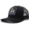 Surf Monkey Cappellino Trucker Riciclato Taglia Unica - Design 6P, Nero , Taglia unica