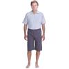 FERRUCCI COMFORT Pantalone Bermuda per Riabilitazione con Apertura Laterale a Cerniera Zip - Manipolazione, Anziani, Post-Intervento Chirurgico Sanitario