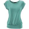 TrendiMax Maglietta Donna Estiva Cotone Magliette Maniche Corte Tee T-Shirt Casual Maglia Primavera Tshirt Blusa Verde L