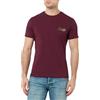 BOXEUR DES RUES T-Shirt da Uomo in Cotone, Bordeaux con Tape Stampato (IT, Testo, XS, Regular, Regular)