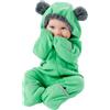 Cuddle Club Tutina Neonato e Bimbo in Pile - Pagliaccetto Neonato e Bimbo Fino a 4 Anni - Pagliaccetto Neonata e Neonato - Pigiama Bimbo Invernale - Abbigliamento Neonato e Bimbo