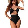 SHEKINI Cut out Costume da Bagno Intero da Donna Taglio Alto Costumi Intero Donna