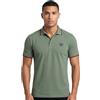 BE BOARD Polo Uomo Manica Corta - Cotone Piquet Premium, Taglie Forti (Fino a 9XL) - Elegante, Traspirante, Massimo Comfort - Vari Colori Verdemil-Blu-Coccio 4XL