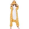 Simzoo Pigiama Intero Animali Unisex Kigurumi Adulto Carnevale Onesie Cosplay Halloween Costume per Donna Uomo Sleepwear