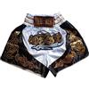 Generic Muay Thai Shorts - Abbigliamento per arti marziali di alta qualità per le massime prestazioni pantaloni corti boxing thailandia kickboxing MMA boxe sport allenamento, bianco, M
