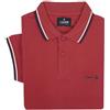 Coveri Polo Uomo Manica Corta 100% Cotone Semplice Bianca Blu Rossa Nera M L XL XXL 3XL (XL - Prugna)