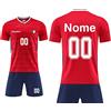 LAIFU Tuta da Calcio Personalizzare la Maglia Set Divise e da Calcio Taglie da Bambino e Adulto Completino Calcio