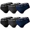 Umbro Set 6 Pezzi Slip Uomo in Cotone Elasticizzato Art. 700 (colorato, 5/L)