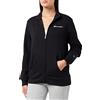 Champion American Classics - Full Zip High Neck Felpa, Donna, Nero, S